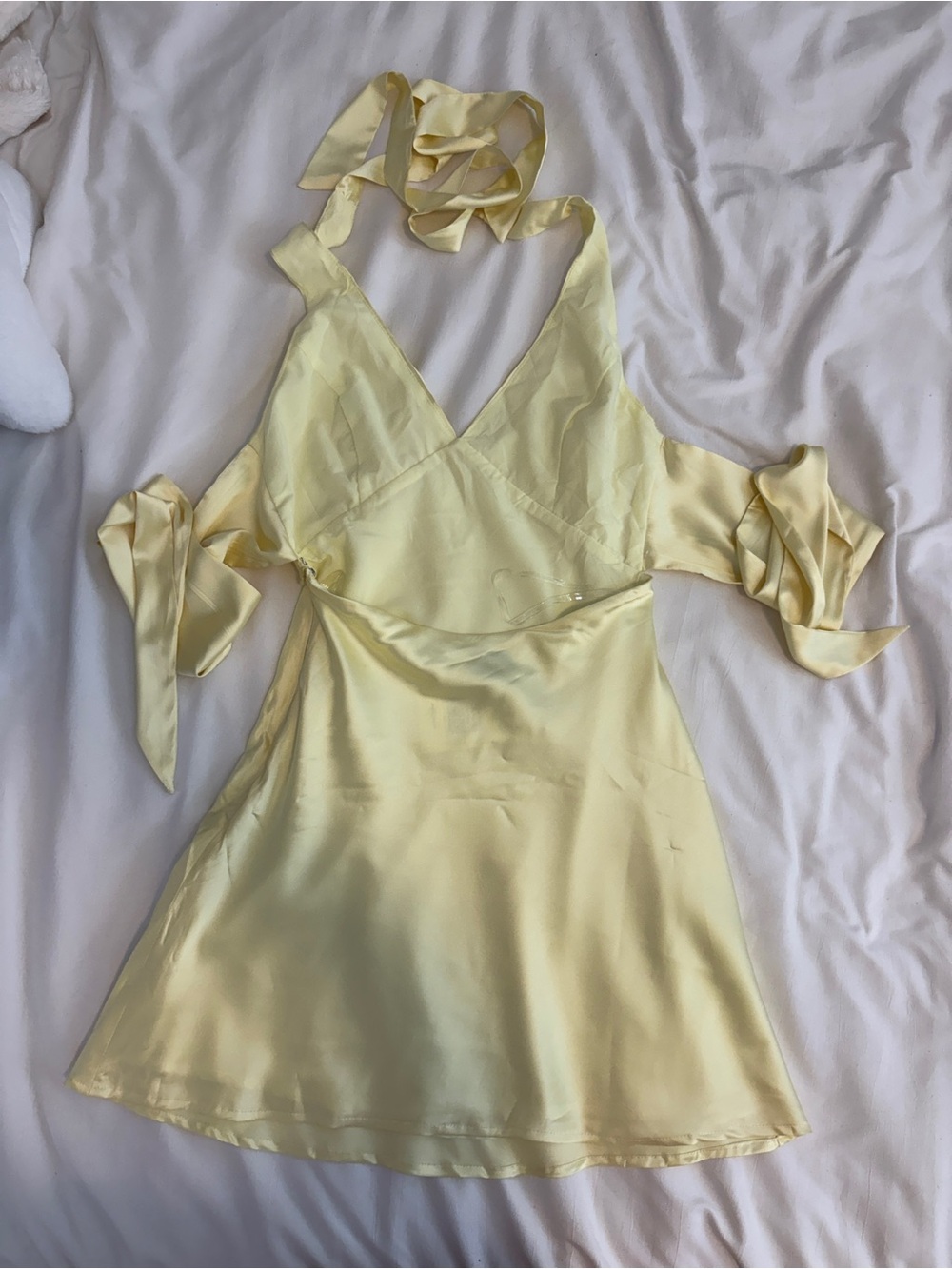 PepperMayo Heavy Hearted Mini Dress in Yellow, size US 4 - Picture 6 of 8